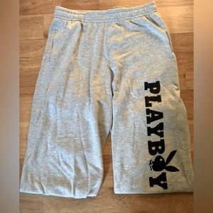 Pacsun Playboy grey sweatpants